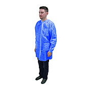 Promax Ii Sms Lab Coat 3 Pocket Blue Small, Case Of 30 (M1740B-S)
