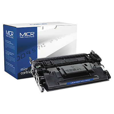 MICR Print Solutions Compatible CF287A(M) (MCR87AM) MICR Toner, 9,000 Page-Yield, Black
