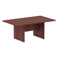 Alera Valencia Series Conference Table, Rectangular, 70.88w x 41.38d x 29.5h, Medium Cherry (ALEVA717242MC)