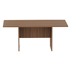 Alera Valencia Series Conference Table, Rectangular, 70.88w x 41.38d x 29.5h, Modern Walnut (ALEVA717242WA)