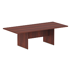 Alera Valencia Series Conference Table, Rectangular, 94.5w x 41.38d x 29.5h, Medium Cherry (ALEVA719642MC)
