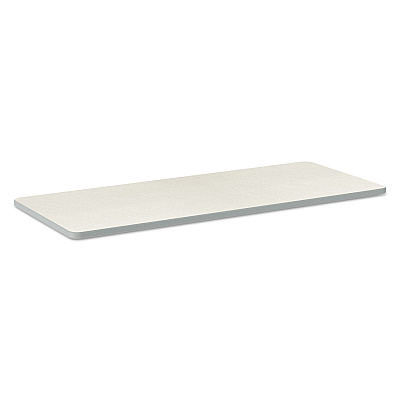 HON Build Rectangle Shape Table Top, 60w x 24d, Silver Mesh (HONTR2460ENB9K)