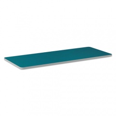 HON Build Rectangle Shape Table Top, 60w x 24d, Blue Agave (TR2460ENBA1K)
