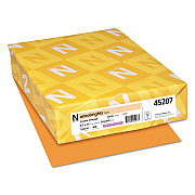 Astrobrights 20lb Color Paper, 20 lb Bond Weight, 8.5 x 11, Orange, 500 Sheets/Ream, 10 Reams/Carton (45207)