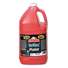 Prang Washable Paint, Orange, 1 gal Bottle (DIX10602)