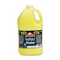 Prang Washable Paint, Yellow, 1 gal Bottle (DIX10603)