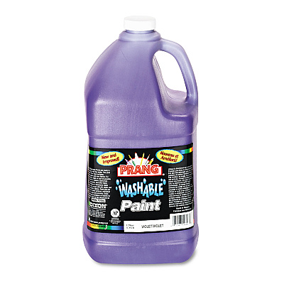 Prang Washable Paint, Violet, 1 gal Bottle (DIX10606)