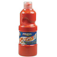 Prang Washable Paint, Orange, 16 oz Dispenser-Cap Bottle (DIX10702)