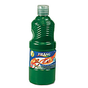 Prang Washable Paint, Green, 16 oz Dispenser-Cap Bottle (DIX10704)