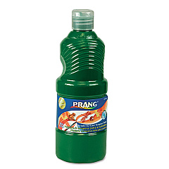 Prang Washable Paint, Green, 16 oz Dispenser-Cap Bottle (DIX10704)