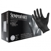SemperForce Gloves, Black, X-Large, 1,000/Carton (BKNF105)