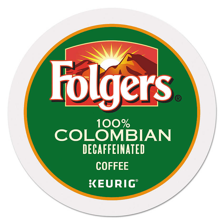 Folgers 100% Colombian Decaf Coffee K-Cups, 24/Box (GMT0570)