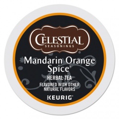 Celestial Seasonings Mandarin Orange Spice Herb Tea K-Cups, 96/Carton (14735CT)