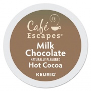 Cafe Escapes Milk Chocolate Hot Cocoa K-Cups, 96/Carton (6801CT)