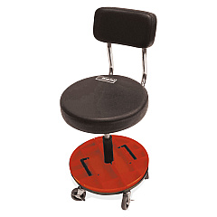 ShopSol Tool Trolley With Removable Trays, Supports Up To 250 Lb, 21" Seat Height, Black (SSX1010277)