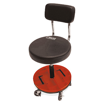 ShopSol Tool Trolley With Removable Trays, Supports Up To 250 Lb, 21" Seat Height, Black (SSX1010277)