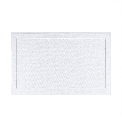 Cotton Bath Mat 20x32 White, 1 Each (P-HH-BM-2032-WH)