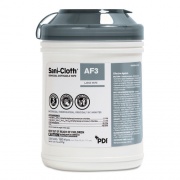 Sani Professional Sani-Cloth AF3 Germicidal Disposable Wipes, 6 x 6.75, White, 160 Wipes/Canister, 12 Canisters/Carton (P13872)