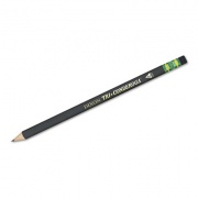 Dixon Tri-Conderoga Triangular #2 Woodcase Oversized Pencil, HB (#2), Black Lead, Yellow Barrel, 3/Pack (22506)