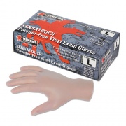 MCR Safety Sensatouch Clear Vinyl Disposable Medical Grade Gloves, Medium, 100/Box, 10 Box/Carton (5010MCT)