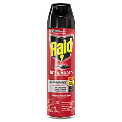 Raid Ant and Roach Killer, 17.5 oz Aerosol Spray, Outdoor Fresh, 12/Carton (SJN351104)