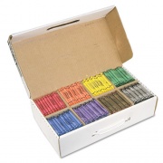 Prang Crayons Made with Soy, 100 Each of 8 Colors, 800/Carton (32350)