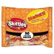 Wrigley's Skittles/Starburst Fun Size, Variety, Individually Wrapped (34777)