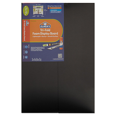 Fome-Cor Pro Premium Foam Display Board, CFC-Free Polystyrene, 24 x 36, Black Surface and Core, 12/Carton (ACJ07021109)
