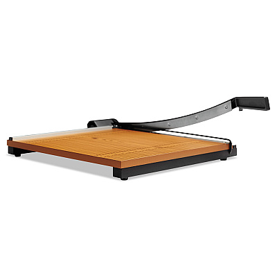 X-ACTO Square Commercial Grade Wood Base Guillotine Trimmer, 15 Sheets, 18" Cut Length, 18 x 18 (EPI26618LMR)