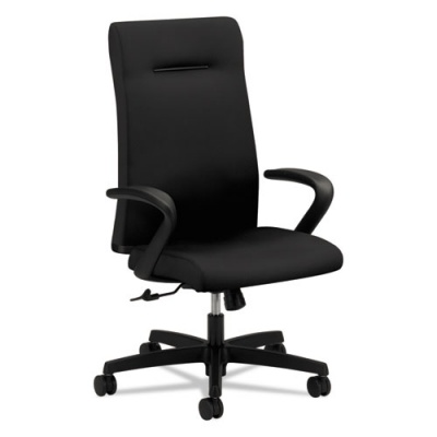 HON Ignition Series Executive High-Back Chair, Supports Up to 300 lb, 17" to 21" Seat Height, Black (IE102CU10)