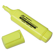 AbilityOne 7520012017791, SKILCRAFT Flat Fluorescent Highlighter, Fluorescent Yellow Ink, Chisel Tip, Yellow Barrel, Dozen