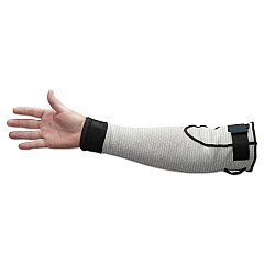 KleenGuard G60 Level 5 Cut Resistant Sleeves, One Size Fits All, Salt and Pepper, 24/Carton (KCC90075)