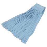 AbilityOne 7920016601489, SKILCRAFT, Microfiber Tube Mop Heads, Blue, 5.5" Headband