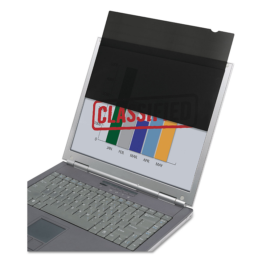 AbilityOne 7045016712141, SKILCRAFT Privacy Shield Privacy Filter for 23.6" Widescreen Flat Panel Monitor/Laptop, 16:9 Aspect Ratio