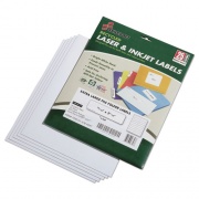 AbilityOne 7530015789297 SKILCRAFT Recycled Laser and Inkjet Labels, 0.94 x 3.44, White, 18/Sheet, 25 Sheets/Pack