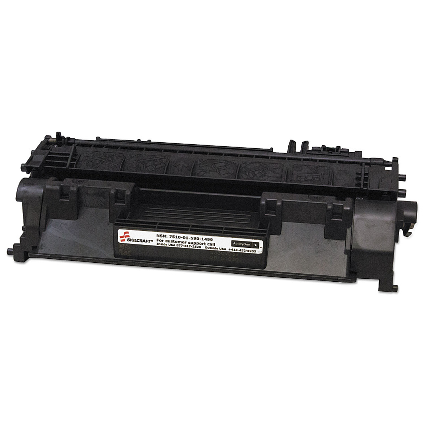 AbilityOne 7510016603971 Remanufactured CE320A (128A) Toner, 2,000 Page-Yield, Black