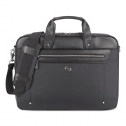 Solo Irving Briefcase, Fits Devices Up to 15.6", Polyester, 16.54 x 2.36 x 13.39, Black (EXE1504)