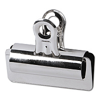 Universal Bulldog Clips, Large, Nickel, 12/Pack (UNV31265)