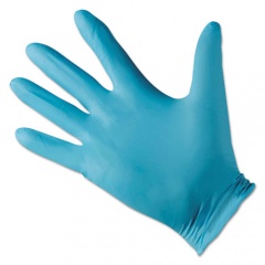KleenGuard G10 Blue Nitrile Gloves, Blue, 242 mm Length, Medium/Size 8, 10/Carton (57372CT)