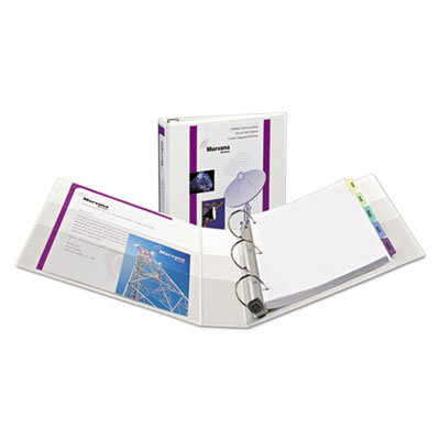 Avery Heavy-Duty View Binder with DuraHinge, One Touch EZD Rings/Extra-Wide Cover, 3 Ring, 1.5" Capacity, 11 x 8.5, White, (1319) (AVE01319)