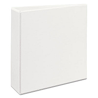 Avery Heavy-Duty View Binder with DuraHinge, One Touch EZD Rings and Extra-Wide Cover, 3 Ring, 3" Capacity, 11 x 8.5, White, (1321) (AVE01321)
