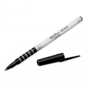 AbilityOne 7520015573155 SKILCRAFT AlphaBasic Ballpoint Pen, Stick, Medium 1 mm, Black Ink, White Barrel, Dozen
