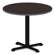 Alera Reversible Laminate Table Top, Round, 35.5" Diameter, Espresso/Walnut (TTRD36EW)