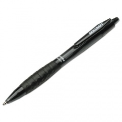AbilityOne 7520014457225 SKILCRAFT VISTA Ballpoint Pen, Retractable, Medium 1 mm, Black Ink, Smoke Barrel, Dozen