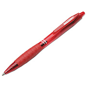 AbilityOne 7520014845271, SKILCRAFT VISTA Ballpoint Pen, Retractable, Medium 1 mm, Red Ink, Translucent Red Barrel, Dozen
