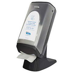 Cascades PRO Tandem Stand/wall Napkin Dispenser, 9.06 X 12.4 X 20.28, Gray (CSDC440)