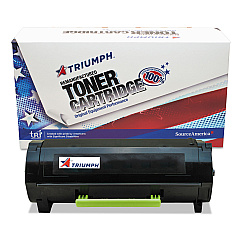 Triumph Remanufactured 50F0UA0 High-Yield Toner, 25,000 Page-Yield, Black (SKLMSMX710)