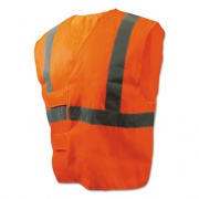 Boardwalk Class 2 Safety Vests, Standard, Orange/Silver (00035)