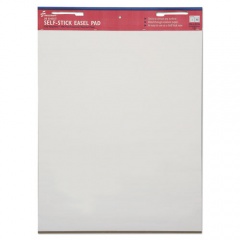 AbilityOne 7530013930104 SKILCRAFT Self-Stick Easel Pad, Unruled, 25 x 30, White, 30 Sheets, 2/Pack