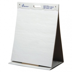 AbilityOne 7530015772170 SKILCRAFT Self-Stick Tabletop Easel Pad, Unruled, 20 x 23, White, 20 Sheets